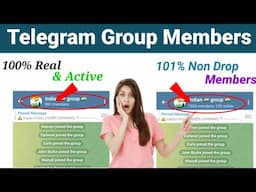 Telegram group me member kaise badhaye | how to increase telegram group members