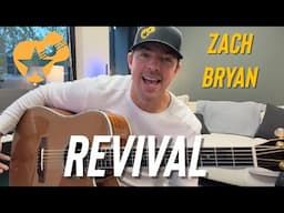 Zach Bryan "Revival" | Easy Beginner Guitar Song (3 Chords)