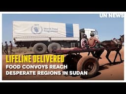 Food convoys reach desperate regions in Sudan