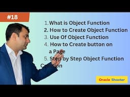 App_Composer #18 - What is Object Function and How to create Object Function in App Composer