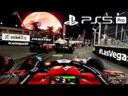 F1 24 PS5 Pro Gameplay - LAS VEGAS (4K 60fps Ray Tracing) Version 1.14