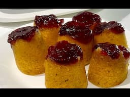 Steamed Raspberry Jam Puddings Thermomix TM6 Recipe Demonstration