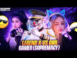 😳 LegendX vs ULTRA PRO GIRL GAMER - CLOSE RANGE MOVEMENT😡