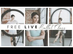 FREE Beginner Live Ballet Class 💜  | Kathryn Morgan