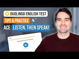 Master the Most Challenging DET Questions | Part 1: Listen, Then Speak