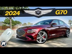 Desireable Small Luxury Sedan? 2024 Genesis G70 Review and Drive