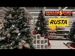 Rusta & Dollarstore | Christmas collection | Come shopping with me & my mom in Sweden 🇸🇪