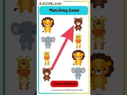 kidzpark Matching Games #shortsvideo #kidsvideo #kidslearningvideos #matchinggame