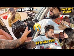 Love Bite Prank On Her😨| Prank Ke Chakkr Main Sab Khatam Hogya💔