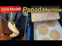 New Model Small Papad Machine | New Business Ideas 2024