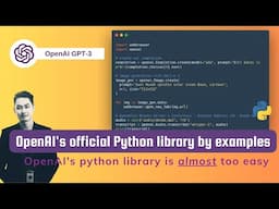 OpenAI's python QuickStart (tutorial/first look)