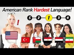 American Ranked The Most Difficult Middle Eastern Language! l Turkish VS Persian VS Arabic