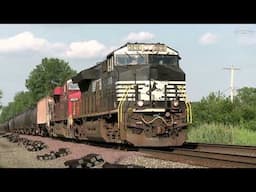 Trains on the Norfolk Southern Chicago Line