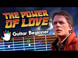 The Power of Love Guitar Lessons for Beginner Huey Lewis and the News Tutorial | How To Play Chords