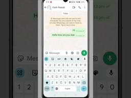 WhatsApp new feature update Draft Label Feature #shorts #whatsapp #newupdate