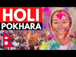 NEPAL’S HOLI FESTIVAL 2024 🇳🇵POKHARA NEPAL