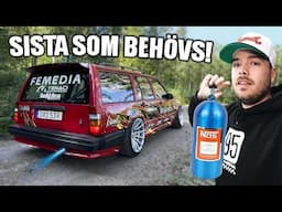 LUSTGAS PÅ VOLVO MED V8 MOTOR...