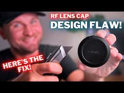 RF Lens Cap FIX! End YOUR FRUSTRATION! | The Ultimate Canon Hack!