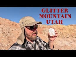 Crystals at glitter mountain Utah