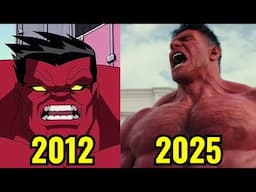 Evolucion De Red Hulk Peliculas y Series de TV( 2012-2025)