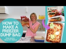 How To Make A Freezer Dump Bag - For A Healthy Mexican Chicken Tray Bake Recipe