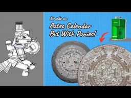 Creating an Aztec Calendar... But With Ponies! (Laser Engraving X-Tool F1)