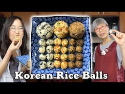 KOREAN RICE BALLS (Jumeokbap) ft Dried Seaweed & Black Garlic