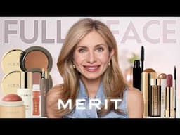 Full Face MERIT BEAUTY! Fresh, Fall Makeup over 40!