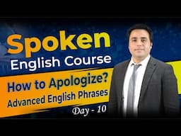 Day 10: Saying Sorry in English | How to apologise in English | Speaking English full Course in Urdu