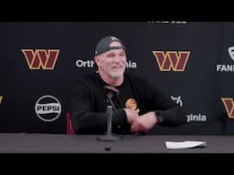 HC Dan Quinn Speaks to the Media After the Last Practice of the Week | Washington Commanders