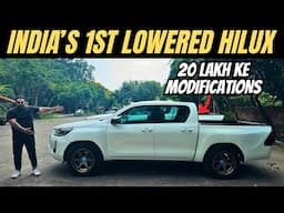 30 LAKH KI HILUX 20 LAKH Kİ MODIFICATION 😱 || SLAMMED HILUX 🔥