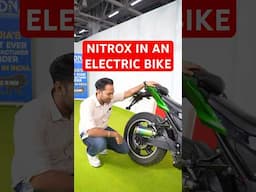 NITROX on a Electric Bike 😂 Hair Dryer System? Speakers on Bike 🥳 at EV EXPO India 2024 ⚡️ONZO