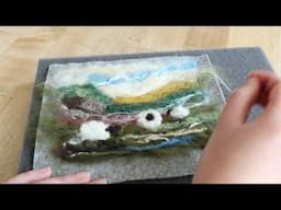 Sheep Painting With Wool Part 2