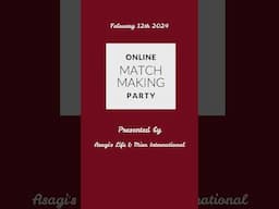 Match Making Party For Japanese Women And Foreign Men | Asagi's Life × English Coach Misa