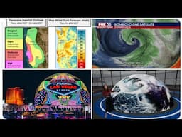 PINK ALERT! Bombogenesis Storm bringing BIG Flood to N. California! also, Nuclear Doctrine changes.