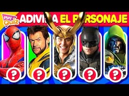 Adivina el Personaje - Héroes y Villanos 🔱 🤔🦸‍♂️| Play Quiz Trivia