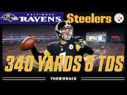 Big Ben GOES OFF for 6 TDs on SNF! (Ravens vs. Steelers 2014, Week 9)