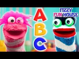 ABC Song | Fizzy & Phoebe Sing Nursery Rhymes | Fizzy Fun House Kids Songs