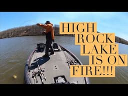 High Rock Lake Bass Fishing Late March