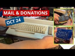 Mail and donations  - Oct 2024 - A C64c not working, XT CF Lite card, PC XT CGA clone card