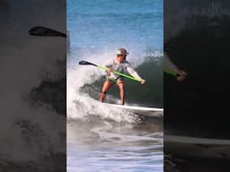 SUP Surfing Costa Rica with Blue Zone SUP Surf Retreats #shorts #supsurf #standuppaddle