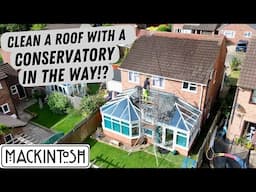 How To Clean A Roof With A Conservatory In The Way