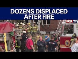 Devastating fire displaces dozens including newborns