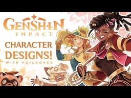 Character Design Chronicles: Genshin Impact! | SPEEDPAINT