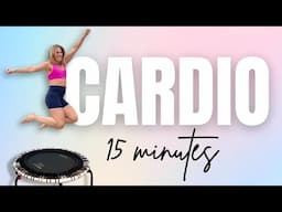 15 MIN Rebounder Cardio Workout With Arm Toning | Mini Trampoline Sweat Sesh 😅