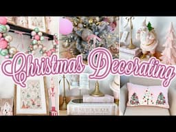 🎀 PINK CHRISTMAS DECORATING IDEAS 🎀  Pinkmas Christmas Decor + Decorating The Christmas Tree