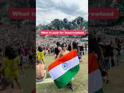 What to pack for Tomorrowland #tomorrowland #tomorrowland2024 #packinglist