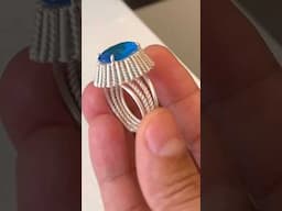 How to make a twisted wire ring