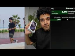 POV: Living the Trader Life in Dubai- Morning Run, iPhone Pickup & $5k!