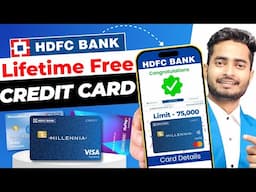 HDFC Lifetime Free Credit Card Apply Online 2024 | Hdfc Lifetime Free Credit Card | Hdfc Credit Card